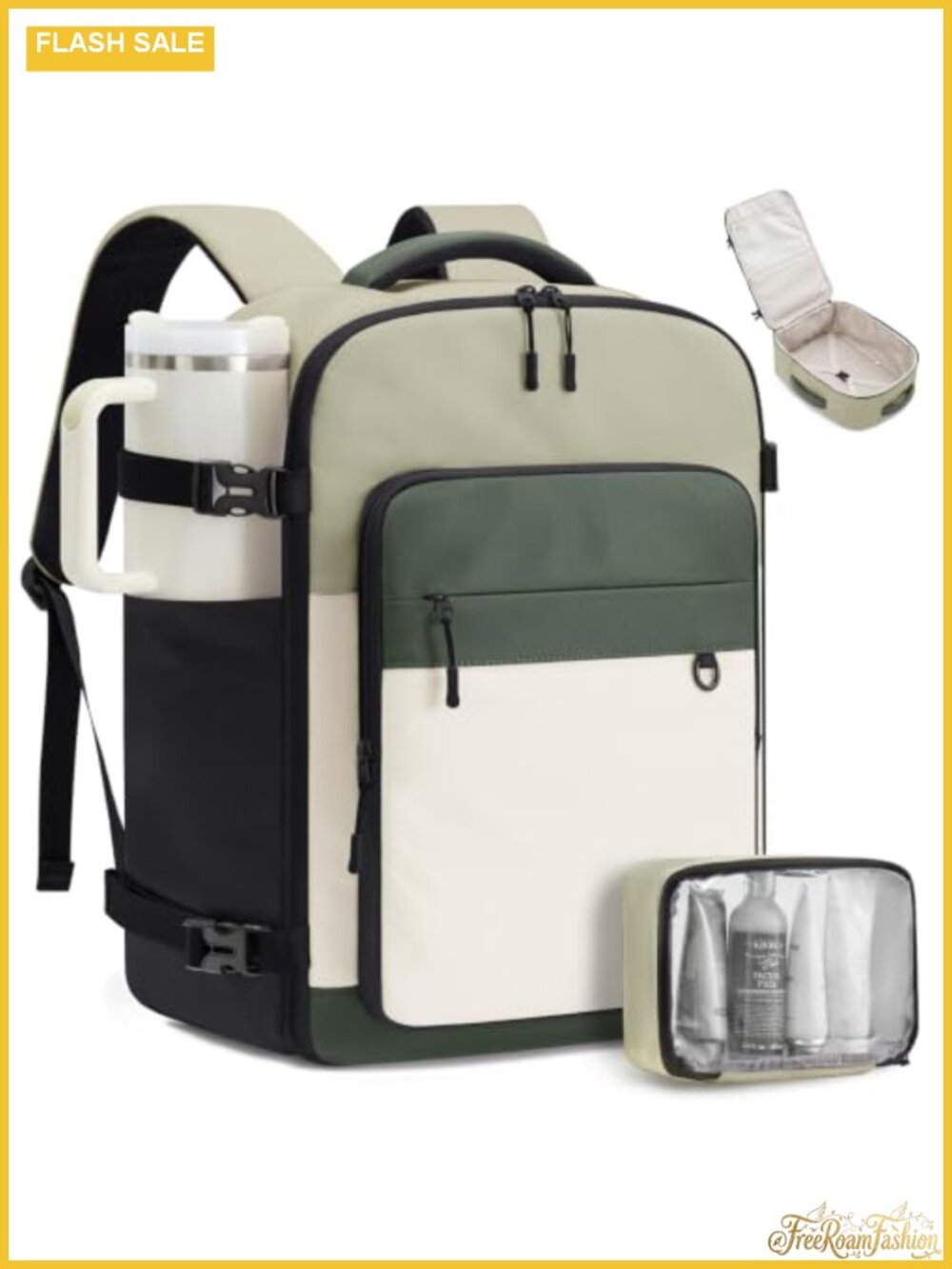25L Casual Daypack Backpack Travel Hiking Laptop Bag Water-Resistant